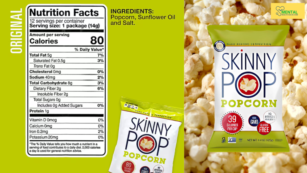Skinny Pop Nutrition