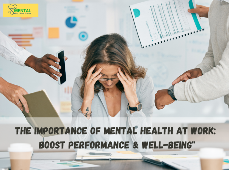 Mental Health at Work