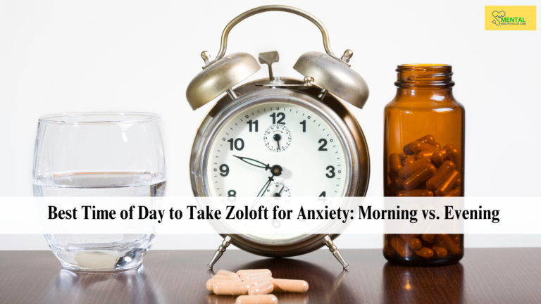Best time of day to take Zoloft for anxiety